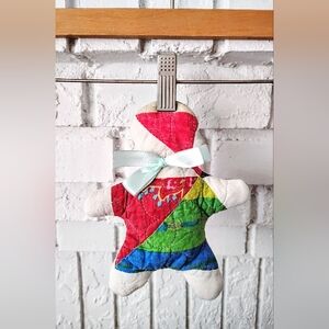 Patchwork Doll with Ribbon